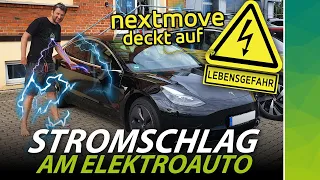 Danger of electric shocks on electric cars