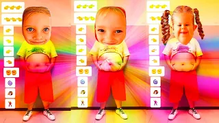 Funniest DIANA and DADDY & OLIVER Fat Tummy Dance Effects Most Viewed On Youtube, Full Colors