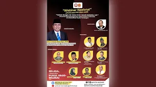 Webinar Nasional "Dinamika Penyelenggaraan Pemerintahan Indonesia Era Globalisasi Suatu Tantangan"