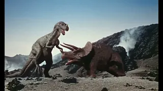 One Million years BC:Ceratosaurus vs Triceratops(RESOUNDED)