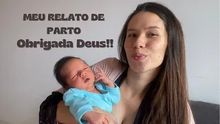 MEU RELATO DE PARTO NORMAL| 38 SEMANAS