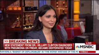 New Statement From Clinton Doctor: Pneumonia (9-11-16)