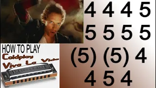 VIVA LA VIDA HARMONICA ( C DIATONIC ), ARMÓNICA C, BLUES HARP C, GAITA DE BOCA C, MUNDHARMONIKA C