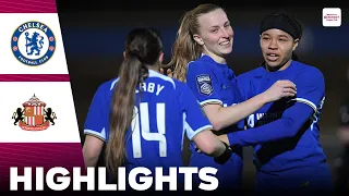 Chelsea vs Sunderland | Highlights | FA Women's Continental League Cup 07-02-2024