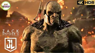 Darkseid Conquering Earth for 1st Time Fight Scene [Big Plot Hole] | Zack Snyder's Justice League 4K