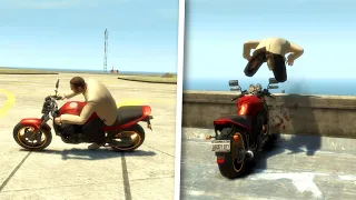 GTA IV - Brutal Motorcycle Ragdolls Vol.24 (Euphoria Physics)