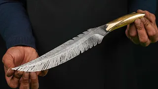 Compilation Of The Best Knives Created By A Blacksmith! Sharpness And Brutality!