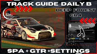 Gran turismo 7 Track Guide Daily Race B Spa +Settings