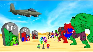 Rescue SUPERHEROES HULK Family & SPIDERMAN, ANTMAN : Returning from the Dead SECRET - FUNNY