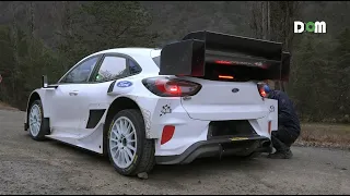 Rally MonteCarlo 2023⚠️ Tänak/Loubet TEST, Ford Puma Rally1