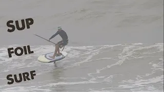 High Wave count on the SUP Foil