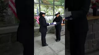 Tahoma National Cemetery Military honors for Paul Heinrich Debbie's dad