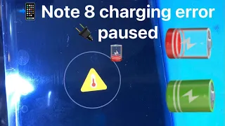 Samsung Galaxy Note 8 How To FIx “Charging Paused - Battery Tempreture To Low” Error , 1 jumper