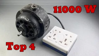 Top 4 World Most Powerful Generator Using Copper Wire..