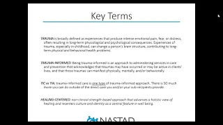 Employing Status-Neutral Approaches to EHE: Part 2 - Trauma Informed Approaches to HIV Services