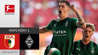 Incredible 8-GOALS Drama! Augsburg - Gladbach 4-4 | Highlights | Matchday 1 – Bundesliga 2023/24