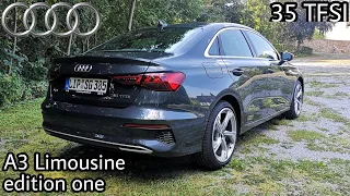 2020 Audi A3 Limousine 35 TFSI (150 PS) edition one, Was ist neu? - POV Review, Fahrbericht