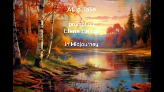 «At a lake» by Elena Helios