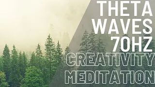 CREATIVITY MEDITATION 70HZ THETA WAVES Binaural Beats [22 Minutes] To Enhance Your Creativity