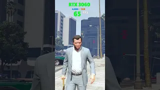 RTX 3060 - GTA V FPS (Very High Graphics 4K)