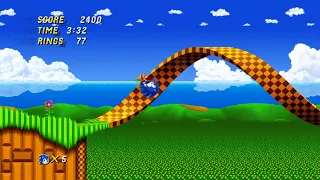 Sonic 2 HD 2.0 Demo Gameplay - Emerald Hill Zone