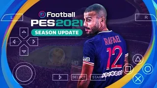 PES 2021 PPSSPP SEASON UPDATE CAMERA PS5 NEW ENGLISH VERSION