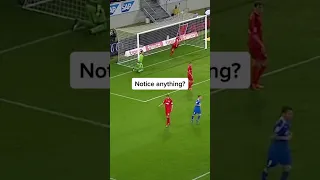 Do you notice anything strange about this goal ?? 🤔🤔