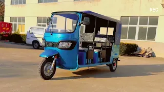 Changzhou Lvbao Electric Passengers Tricycles Tuktuk Taxi Three Wheel Rent Cargo EV vehicle