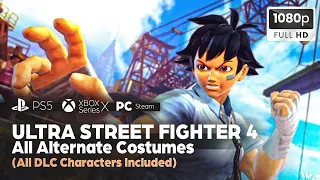 Ultra Street Fighter 4 - All Alternate Costumes (All DLC Characters Included)✔️1080p HD