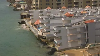 Sea level rise is swallowing Puerto Rico's beaches