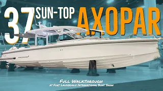 Axopar 37 Sun-Top Walkthrough at FLIBS