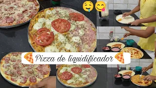 PIZZA DE LIQUIDIFICADOR SIMPLES E FÁCIL.||Ramone Guimarães