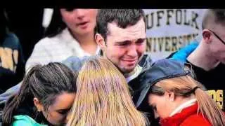 Boston Bruins Boston Marathon Tribute and National Anthem  4/17/2013.  Boston Strong