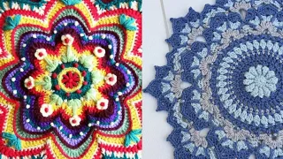 Family Favorite Crochet mandala patterns crochet rugs 2022