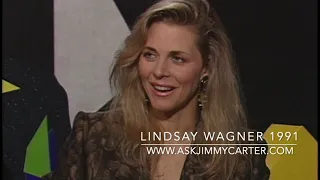 The Bionic Woman Lindsay Wagner talks acting/ fame with Jimmy Carter