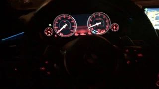 Bmw 2015 X6 interior night time