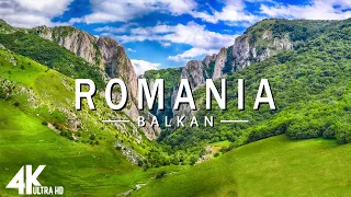 FLYING OVER ROMANIA (4K UHD) - Relaxing Music Along With Beautiful Nature Videos - 4K Video HD