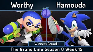 GL S6W12 | Worthy (Inkling) vs Hamouda (Sonic) | Winners Round 1 | SSBU Smash Ultimate