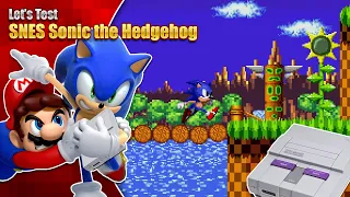 Sonic 1 on the SNES - But does it work on Real Hardware?