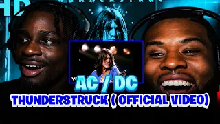 FIRST TIME reacting to AC/DC - Thunderstruck | BabantheKidd (Official Music Video)