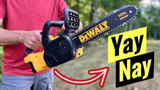 Are Electric Chainsaws Any Good? DeWalt 20V Chainsaw Review