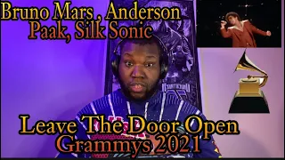 Bruno Mars, Anderson Paak, Silk Sonic | Leave The Door Open | Live 63rd Grammy Awards | Reactions