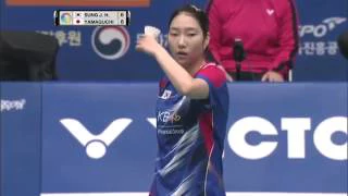 Victor Korea Open 2016 | Badminton F M3-WS | Sung Ji Hyun vs Akane Yamaguchi
