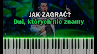 Kamil Bednarek - Dni, których nie znamy 🎹 Piano Tutorial / Nuty