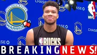 GREAT NEWS! BOMBASTIC EXCHANGE! GIANNIS ANTETOKOUNMPO ON WARRIORS! DREAM IS REALIZED! WARRIORS NEWS!