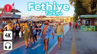 FETHIYE - Türkiye 🇹🇷 4K Walking Tour | Marina and City Center | Muğla