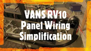 Vans RV 10 - Panel Wiring Simplification