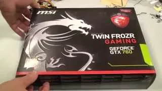 Geforce GTX 760 MSI TWIN FROZR Gaming Graphics Card overview