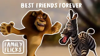 Alex & Marty's Bromance | Madagascar (2005) | Family Flicks