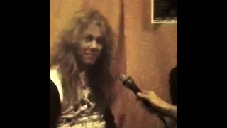 Footage of Metallica being interviewed in 1984!